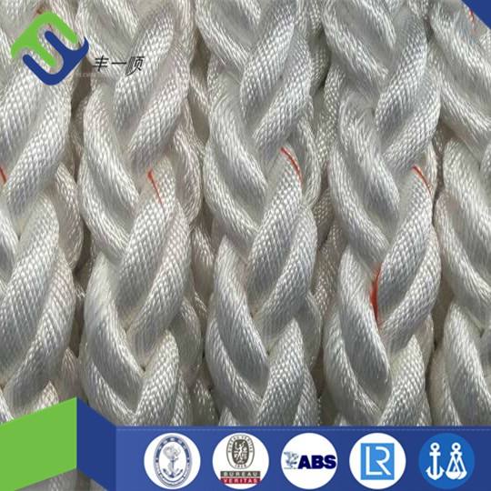 خط بند نایلونی 48mmx220m Hawser 8 Strand Braided Yacht Rope 1