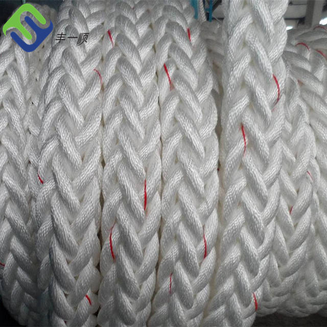 خط بند نایلونی 48mmx220m Hawser 8 Strand Braided Yacht Rope 4