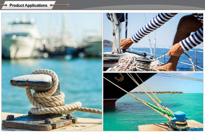 خط بند نایلونی 48mmx220m Hawser 8 Strand Braided Yacht Rope 8