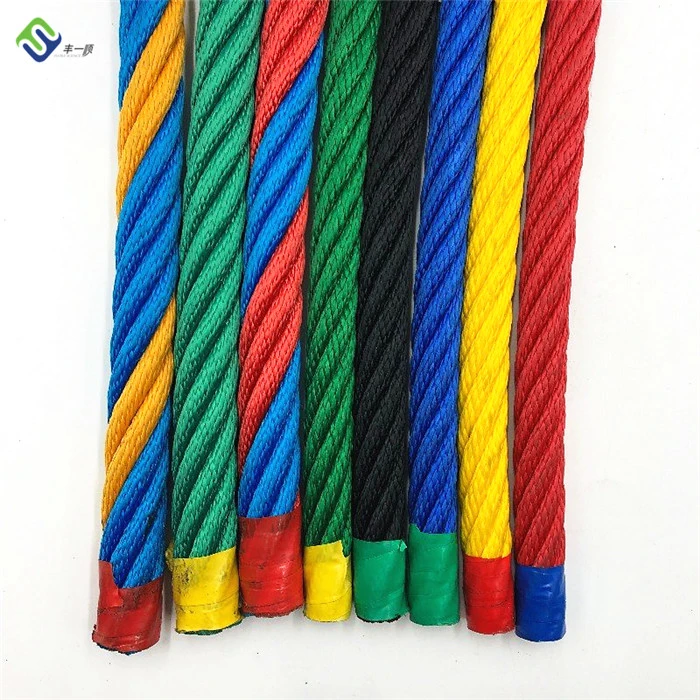 طناب فولادی 16 میلی متری ترکیبی 6 رشته ای پلی استر برای زمین بازی 0