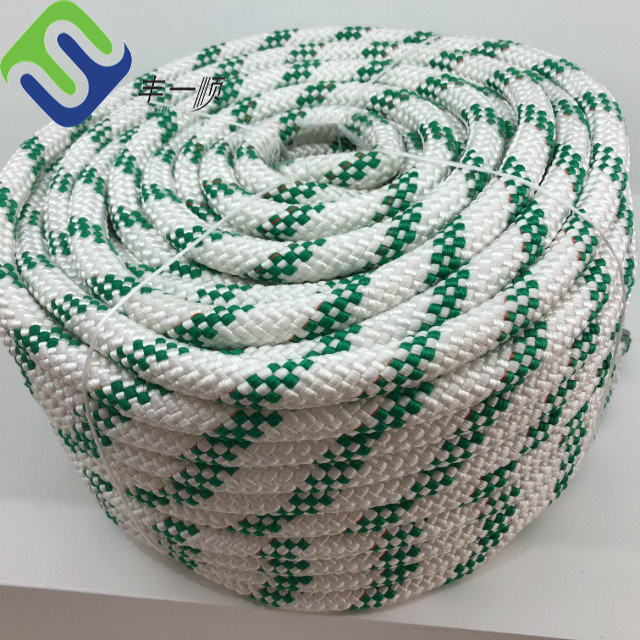 16mm*500m Polyester ترکیب طناب برای زمین بازی در فضای باز صعود شبکه 13