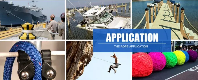 پلی پروپیلن PP 8 رشته طناب شناور برای لنگر انداختن کشتی با طول کم 13