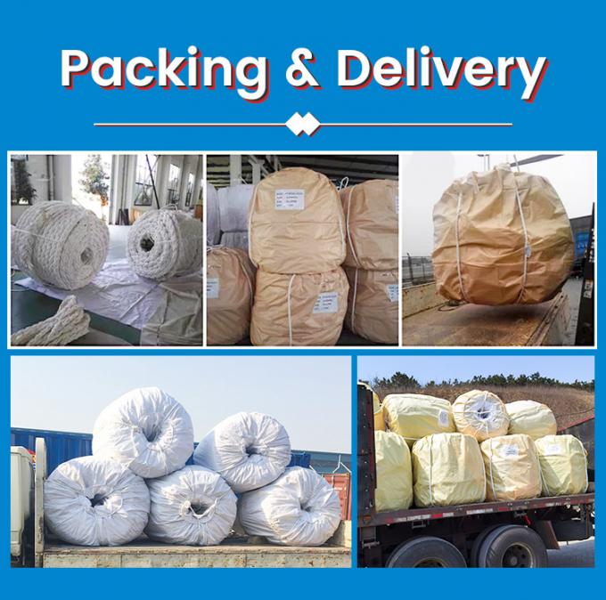 عمده فروشی 220M سفید Polypropylene 8 رشته 68mm طناب لنگر برای کشیدن 5