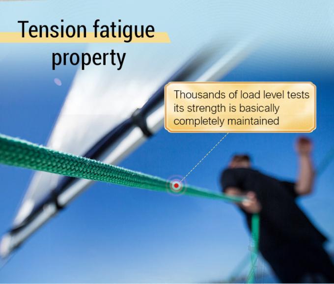 طناب سیم فیبر مصنوعی UHMWPE 12 رشته ای با قدرت بالا قطر 48 میلی متر برای کشتی های دریایی 2