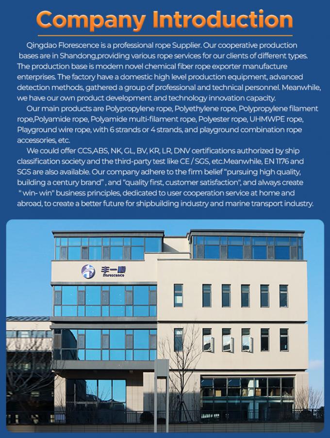 طناب دوگانه UHMWPE پوشه پلی استری 56mmx240m با حلقه چشم جفت 7