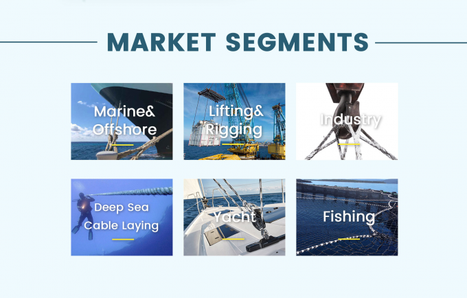 طناب نایلون دوقلو لنگر دریایی / کش 2 × 220 متر 6