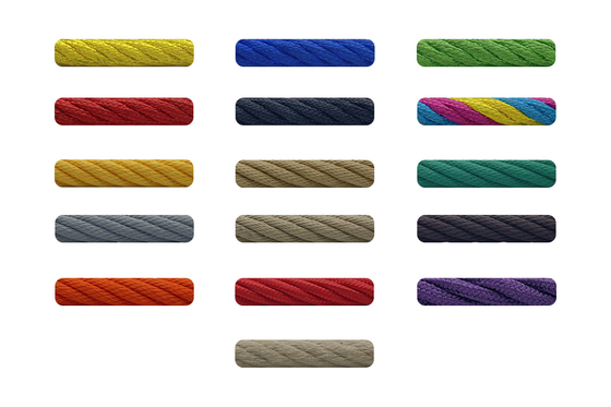 16mm قطر Polypropylene Multifilament طناب برای کودکان در فضای باز زمین بازی صعود و تکان 6 رشته ساختار