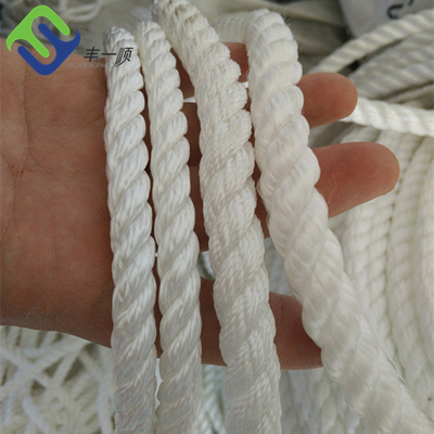 طناب پیچ خورده نایلونی 16 میلی متر در 220 متر 3 رشته برای استفاده دریایی