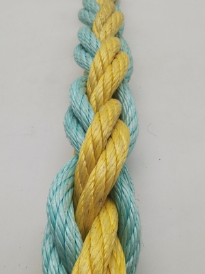 44mmx500m کار سنگین کشتی 8 رشته PP ترکیب سیم طناب فروش داغ