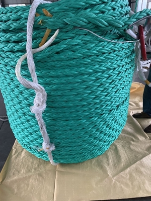 رنگ سبز 44mmx500m 8 رشته پی پی ترکیب سیم برای دریای عمیق