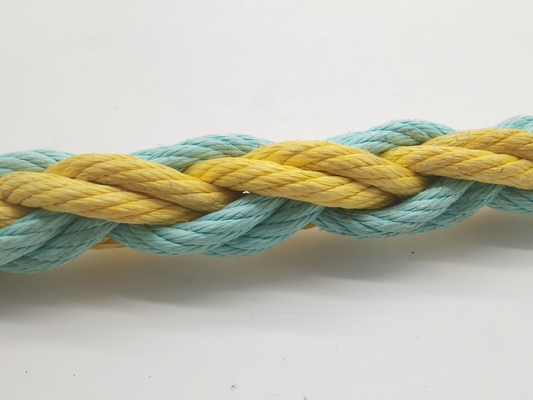 44mmx500m کار سنگین کشتی 8 رشته PP ترکیب سیم طناب فروش داغ