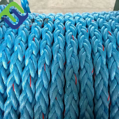 طناب پهلوگیری پلی پروپیلن 8 رشته PP چند رشته ای برای کشتی ها و طناب کشی