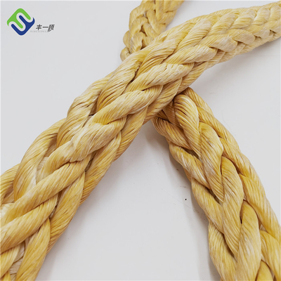 طناب یدک کش 12 رشته ای UHMWPE مصنوعی UHMWPE 18 میلی متری برای دریانوردی