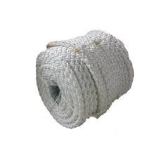 60mmx100m پی پی سفید تک رشته ای 8 رشته ای برای لنگر انداختن کشتی