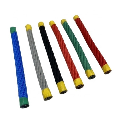 16mm 6 رشته PP ترکیب طناب با سیم فولادی هسته برای صعود شبکه