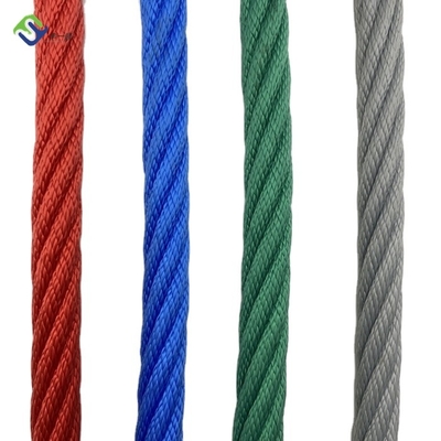 16mm*500m Polyester ترکیب طناب برای زمین بازی در فضای باز صعود شبکه