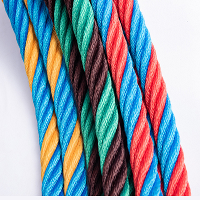 مقاومت UV بالا 16mm Polyester ترکیب طناب زمین بازی طناب تور صعود