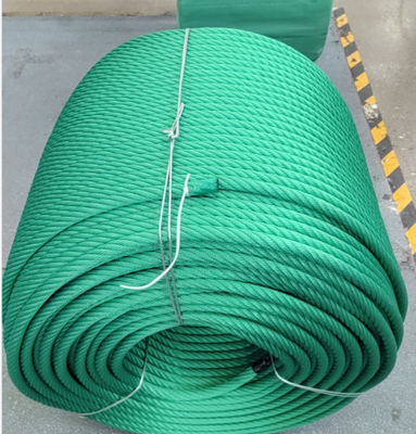 6x8 FC PP Multifilament / Polyester ترکیب سیم برای رشته های صعود زمین بازی