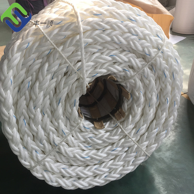 40-96mm 12 رشته پی پی پلی استر مخلوط طناب برای لنگر انداختن کشتی طناب های دریایی تجاری