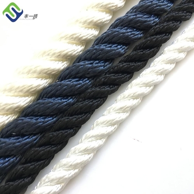 کشش بالا 3 رشته خم شده 4mm-60mm نایلون کشتی لنگر بندر پلی آمید قایق بادبانی