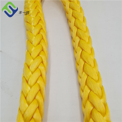 طناب های UHMWPE با کشش بالا 12 رشته ی تک رشته ای 30 میلی متری طناب لنگر
