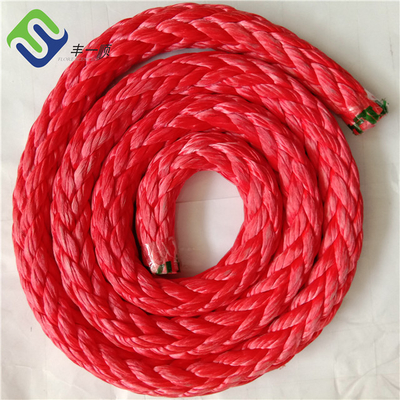 طناب های UHMWPE با کشش بالا 12 رشته ی تک رشته ای 30 میلی متری طناب لنگر