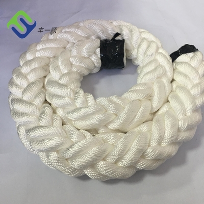 قطر 40mm 8 رشته طناب پلی استر Multifilament طناب مورد استفاده برای کشتی
