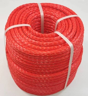 رسی کشش بالا چند رنگ 28mm-96mm 12 رشته تراشیده UHMWPE طناب لنگر طناب کشش