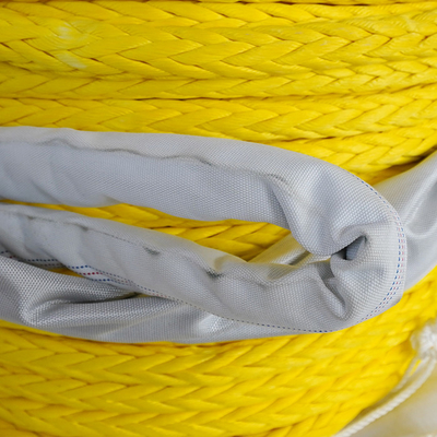 70mm*220m رنگ زرد 12 رشته رشته UHMWPE مقاومت UV