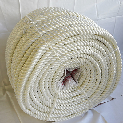 کشش بالا 3 رشته پیچیده 4mm-56mm نایلون کشتی لنگر بندر پلی آمید یات کشتی بادبانی