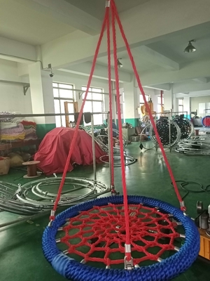 خاکستری سبز رنگ مخلوط 100 سانتی متر قطر 12 سانتی متر حلقه زمین بازی شبکه سوئیینگ با ظرفیت بارگذاری بالا