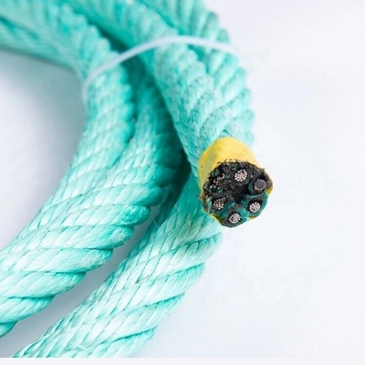 6 رشته پی پی ترکیب طناب 6x19 iwrc / fc 18mm / 20mm با رنگ سفارشی