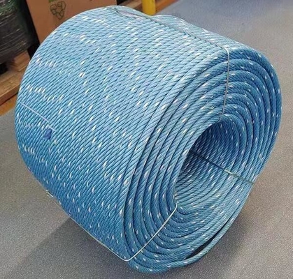 8 6 رشته 20mm Pp ترکیب طناب با فولاد یا فیبر هسته برای کشتی