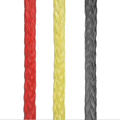 مقاومت UV UHMWPE فیبر 12 رشته ای سیم وینچ مصنوعی UHMWPE سیم 8mm 10mm