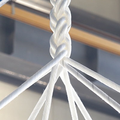 100٪ مقاومت UV بالا 40mm 8 12 رشته Dacron Polyester Multifilament Marine Mooring Rope