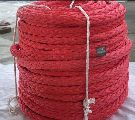 کشش بالا 12 رشته تراشیده Uhmwpe کشتی بندر طناب کشش