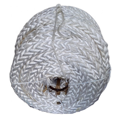 100٪ مقاومت UV بالا 40mm 8 12 رشته Dacron Polyester Multifilament Marine Mooring Rope