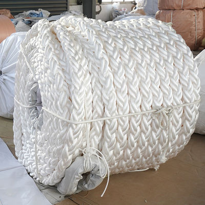 استفاده از لنگرگاه و دریایی مقاومت بالا در برابر سایش 60 میلی متری Polypropylene Industrial Mooring Rope