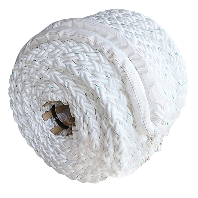 عمده فروشی 220M سفید Polypropylene 8 رشته 68mm طناب لنگر برای کشیدن
