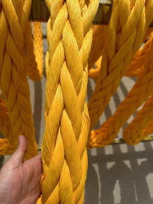 طناب دوگانه UHMWPE پوشه پلی استری 56mmx240m با حلقه چشم جفت