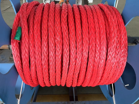 کشش بالا 12 رشته تراشیده Uhmwpe کشتی بندر طناب کشش