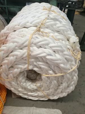 عمده فروشی 220M سفید Polypropylene 8 رشته 68mm طناب لنگر برای کشیدن