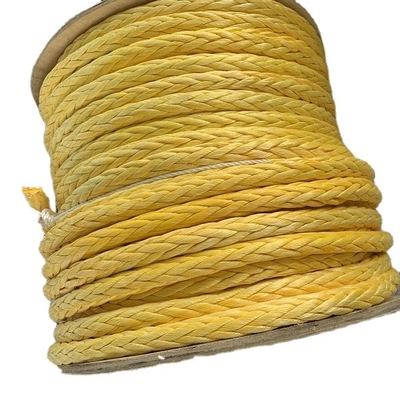 کشش بالا 12 رشته تراشیده Uhmwpe کشتی بندر طناب کشش