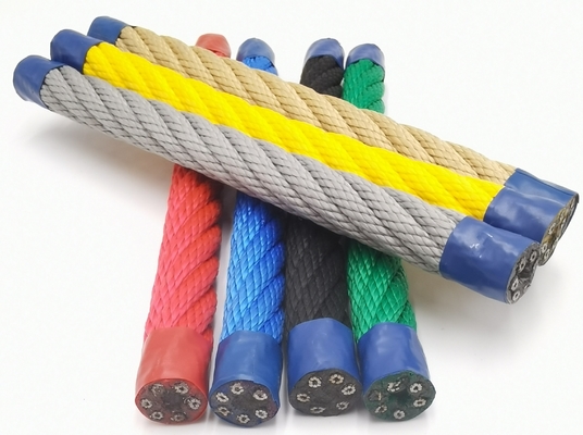 مقاومت UV 16mmx500m PP Multifilament Combination Wire Rope ساخت چین