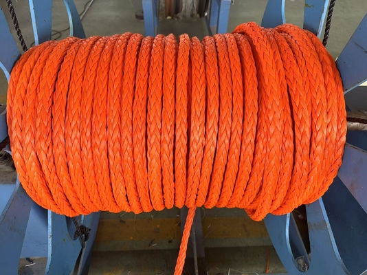 100٪ طناب Uhmwpe 12mm 12 رشته های پیچیده با قدرت بالا