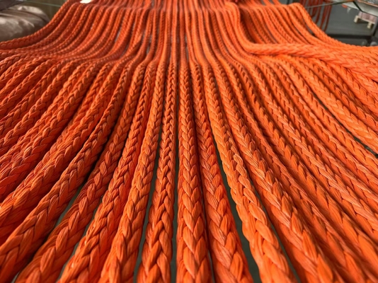 100٪ طناب Uhmwpe 12mm 12 رشته های پیچیده با قدرت بالا