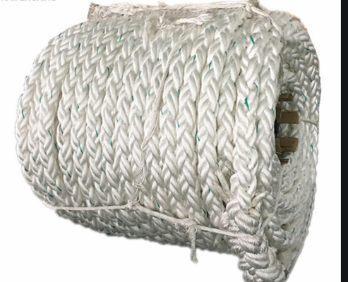 طناب شناور شناور 64mm 8 رشته تراختگی PP Multifilament Marine Mooring