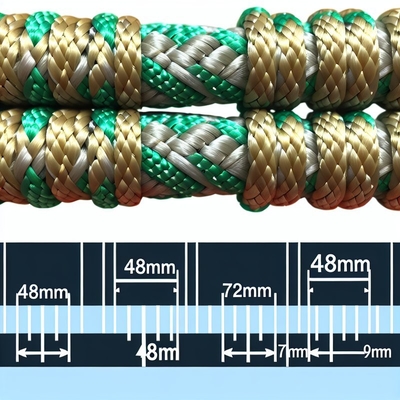 طناب لنگر انداختن دریایی 8 رشته ای PP 30mm-120mm پلی پروپیلن شناور
