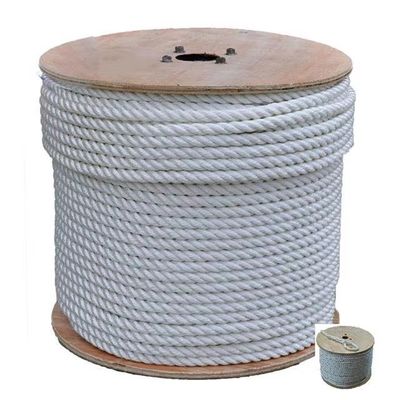 عمده فروشی رنگ زرد 3 رشته Polypropylene Rope فیبر تک رشته ای با 600ft