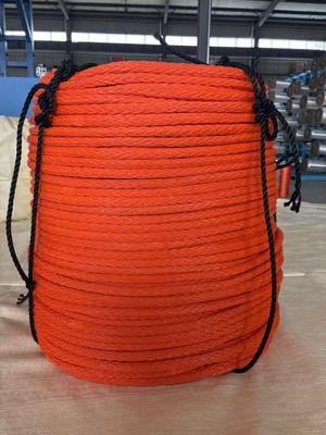 طول های برش سفارشی مقاومت شیمیایی برتر طناب UHMWPE درجه دریایی با استحکام شکست بالا